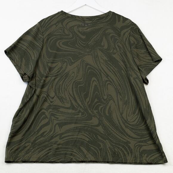 UNDER ARMOUR Tactical Tech Vented Loose Fit Training Shirt Camo Green Mens Sz 2X - Picture 3 of 6